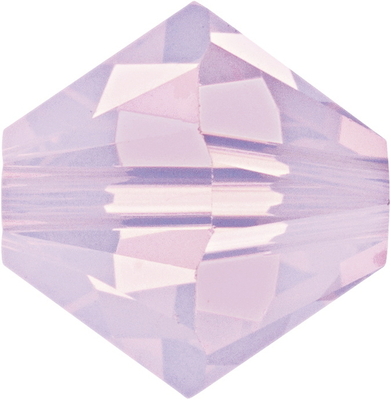 Swarovski Crystal 4mm Rose Water Opal Bicone Bead 5328 - Opalescent
