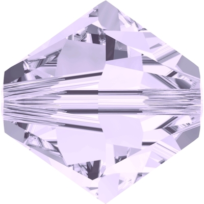 Swarovski Crystal 4mm Smoky Mauve Bicone Bead 5328 withTransparent Finish