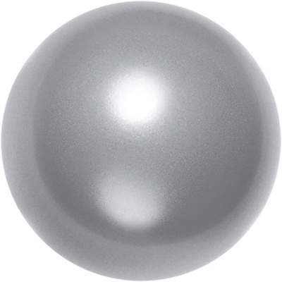 Swarovski Crystal 10mm Round Pearl Bead 5810 - Grey - Pearlescent Finish | Faux Pearls