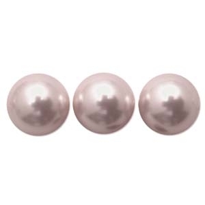 Swarovski Pearl Beads 2mm round pearl (5810) powder rose pearlescent | Swarovski Pearl Beads