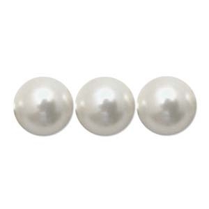 Swarovski Pearl Beads 2mm round pearl (5810) white pearlescent | Swarovski Pearl Beads