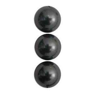 Swarovski Crystal 3mm Round Pearl Bead 5810 - Black - Pearlescent Finish | Faux Pearls