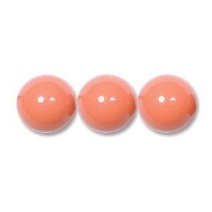 Swarovski Crystal 3mm Round Pearl Bead 5810 - Coral - Pearlescent Finish | Faux Pearls