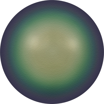Swarovski 3mm Scarabaeus Green Round Pearl Bead 5810 | Faux Glass Pearls