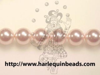 Swarovski Crystal 4mm Round Pearl Bead 5810 - Rosaline - Pale Pink - Pearlescent Finish | Faux Glass Pearls