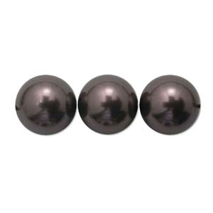 Swarovski Crystal 6mm Round Pearl Bead 5810 - Burgundy - Pearlescent Finish | Faux Glass Pearls
