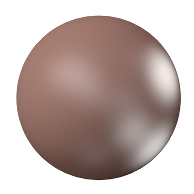 Swarovski Pearl Beads 6mm round pearl (5810) velvet brown pearlescent | Swarovski Pearl Beads
