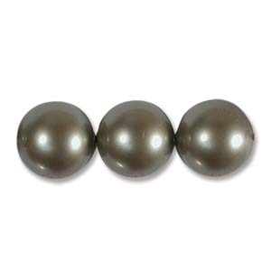 Swarovski Crystal 8mm Round Pearl Bead 5810 - Platinum - Pearlescent Finish