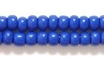 Czech Pony Glass Seed Bead Size 6 - Dark Blue - Opaque Finish