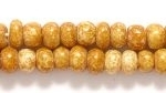 Czech Pony Glass Seed Bead Size 6 - Stone Look - Opaque Finish