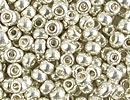 Japanese Miyuki Glass Seed Bead Size 8 - Galvanized Silver - Metallic Finish