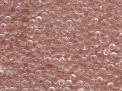 Japanese Miyuki Glass Seed Bead Size 8 - Light Tea Rose - Transparent Finish