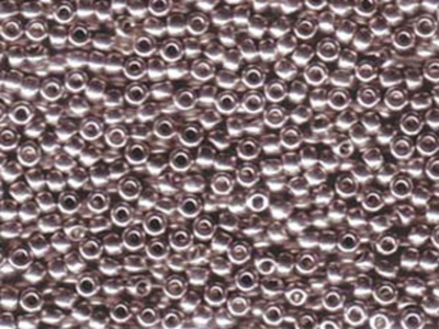 Japanese Miyuki Glass Seed Bead Size 8 - Palladium Plated - Metallic Finish