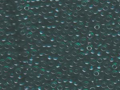 Japanese Miyuki Glass Seed Bead Size 8 - Teal - Transparent Finish