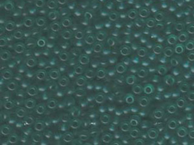 Japanese Miyuki Glass Seed Bead Size 8 - Teal - Transparent Matte Finish