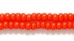 Czech Glass Seed Bead Size 8 - Light Red - Opaque Finish