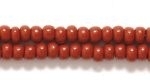 Czech Glass Seed Bead Size 8 - Light Brown - Opaque Finish