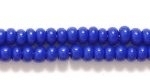 Czech Glass Seed Bead Size 8 - Royal Blue - Opaque Finish