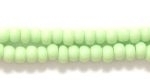 Czech Glass Seed Bead Size 8 - Lime Green - Opaque Finish