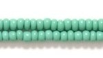 Czech Glass Seed Bead Size 8 - Kelly Green - Opaque Finish