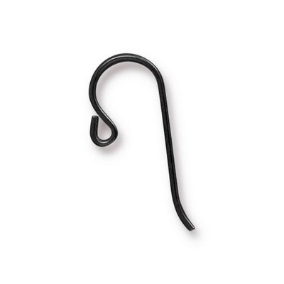 niobium shepherd hook earwire black | Findings