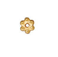 3mm Daisy Spacer Metal Beads - Gold Finish