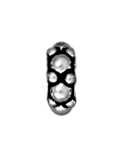 4mm Fancy Turkish Metal Beads and Spacers - Antique Silver Finish