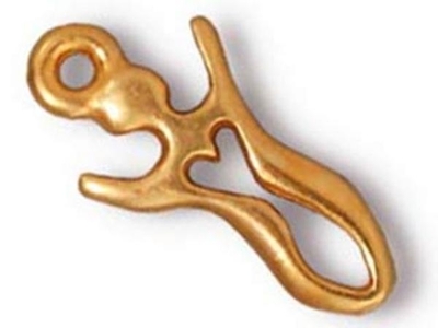 17mm Antique Gold Goddess Charm | TierraCast Lead-free Pewter Base Metal Charms