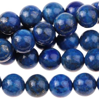 Lapis 8mm round dark blue | Gemstone Beads