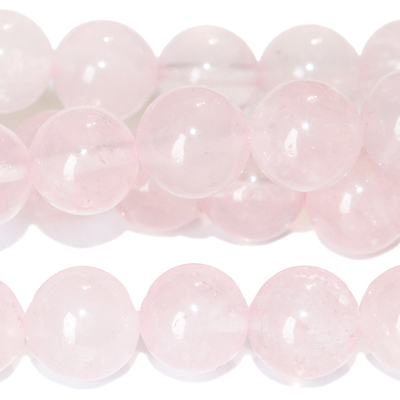 Rose Quartz 10mm round pink | Gemstone Beads