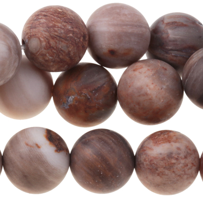 Wood Opalite 10mm round mixed beiges and browns | Gemstone Beads