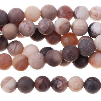 Wood Opalite 6mm round mixed beiges and browns | Gemstone Beads