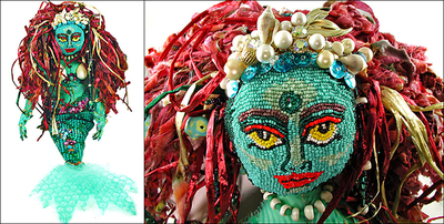 Image Beaded Mermaid Doll