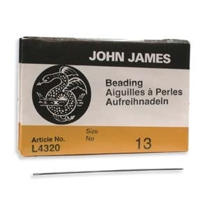 John James Size 13 Regular Beading Needle - 3 pack