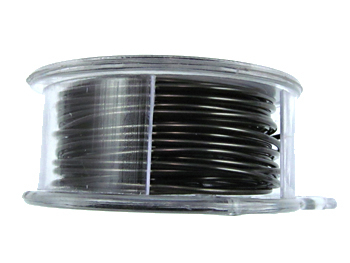 18 Gauge Round Gunmetal Hematite Metal Wire - 4 Yards | Base Metal Jewelry and Craft Wire