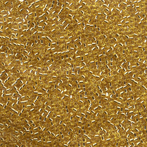 Japanese Miyuki Delica Glass Seed Bead Size 11 - Gold - Silver Lined