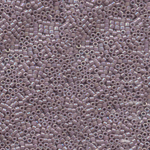 Japanese Miyuki Delica Glass Seed Bead Size 11 - Lavender AB - Opaque Iridescent Finish