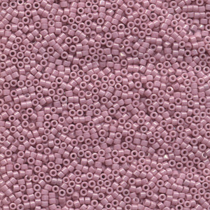 Japanese Miyuki Delica Glass Seed Bead Size 11 - Light Lilac - Opaque Luster Finish