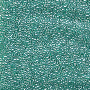 Japanese Miyuki Delica Glass Seed Bead Size 11 - Dark Aqua - Opaque Luster Finish