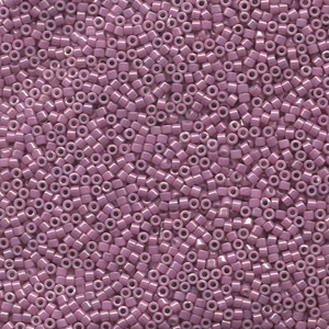 Japanese Miyuki Delica Glass Seed Bead Size 11 - Medium Rose - Opaque Luster Finish