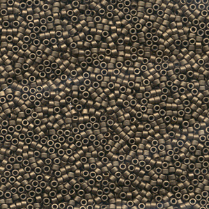 Japanese Miyuki Delica Glass Seed Bead Size 11 - Bronze - Metallic Matte Finish