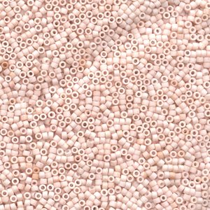 Japanese Miyuki Delica Glass Seed Bead Size 11 - Pale Rose - Opaque Matte Finish