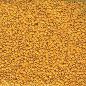 Japanese Miyuki Delica Glass Seed Bead Size 11 - Squash Dyed - Opaque Finish