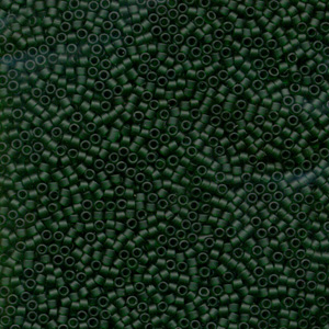 Japanese Miyuki Delica Glass Seed Bead Size 11 - Emerald Green - Transparent Matte Finish