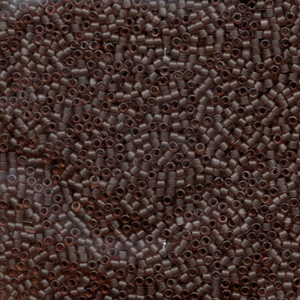 Japanese Miyuki Delica Glass Seed Bead Size 11 - Mauve Grey - Transparent Semi-matte Finish