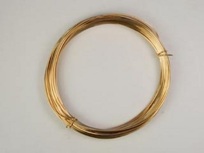 20 Gauge Round 14kt Goldfill Dead Soft Metal Wire - 22.22 Feet | Metal Wire for Wire-twisting and Wire-wrapping Jewelry and Crafts