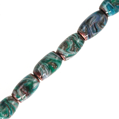 Mt. Saint Helens Volcano Beads by Jim Clarke | Handmade Glass