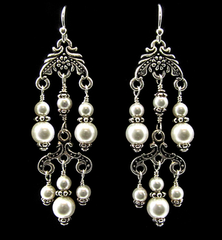 Pearl Chandelier Earrings | Earrings