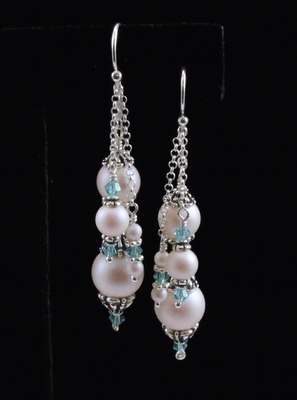 Swarovski Pearlescent White Earrings | Newest Jewelry Kits