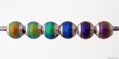 6mm Mirage Round Color-changing Mood Bead | Thermosensitive Specialty Beads